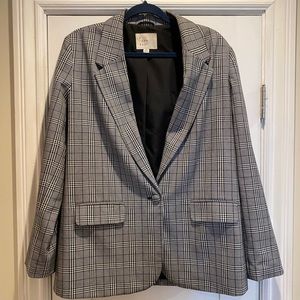 Plaid Blazer